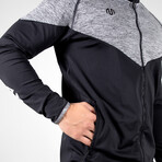 NKMR Performance Running Jacket // Gray Melange (Small)
