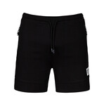 NKMR Interlock Shorts // Black (Small)