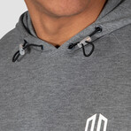 NAKA SAKURA Travel Hoodie // Gray Melange (Small)