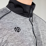 NKMR Performance Running Jacket // Gray Melange (Small)