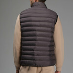 Isaac Insulated Puffer Vest // Dark Gray (S)