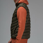 Noah Insulated Puffer Vest // Green (S)