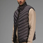 Isaac Insulated Puffer Vest // Dark Gray (2XL)