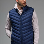 Zach Insulated Puffer Vest // Navy (2XL)