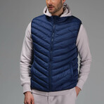 Zach Insulated Puffer Vest // Navy (M)