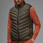 Noah Insulated Puffer Vest // Green (XL)