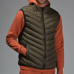 Noah Insulated Puffer Vest // Green (XL)