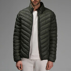 Noah Insulated Puffer Jacket // Green (S)