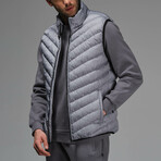 Josh Insulated Puffer Vest // Light Gray (2XL)