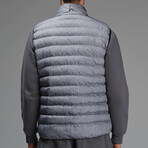 Josh Insulated Puffer Vest // Light Gray (M)