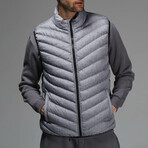 Josh Insulated Puffer Vest // Light Gray (L)