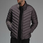 Isaac Insulated Puffer Jacket // Dark Gray (XL)