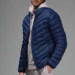 Zach Insulated Puffer Jacket // Navy (M)