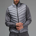 Josh Insulated Puffer Vest // Light Gray (2XL)