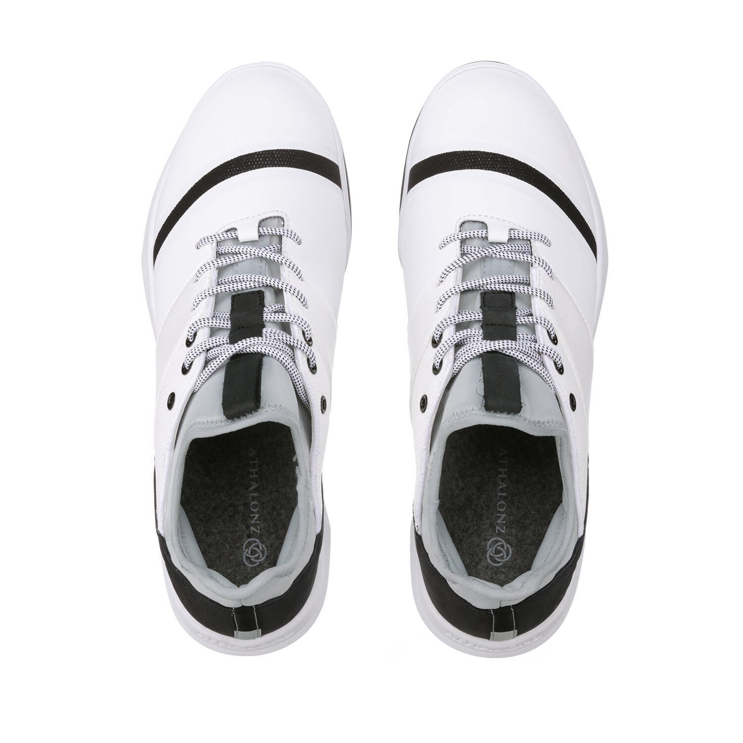 Athalonz Performance Shoes // White + Anthracite (Men's US Size 5