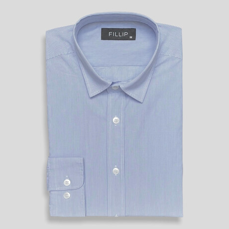 Idlewild Striped Shirt // Blue (S)