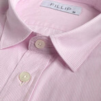Jersey Striped Shirt // Pink (L)