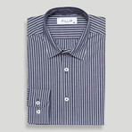Warsaw Striped Shirt // Navy (XL)