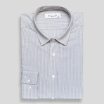 Fresno Striped Shirt // Ecru (S)