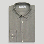 Oakland Striped Shirt // Light Brown (S)