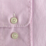 Jersey Striped Shirt // Pink (L)