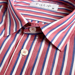 Xai-Xai Striped Shirt // Pink (XL)