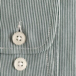 Lakewood Striped Shirt // Green (M)