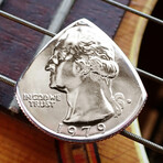 Washington Quarter Coin Guitar Pick