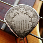 Shield Nickel Coin Guitar Pick