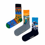 Malcolm Socks // 3 Pairs