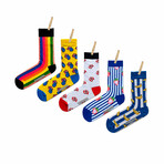 Zack Socks // 5 Pairs
