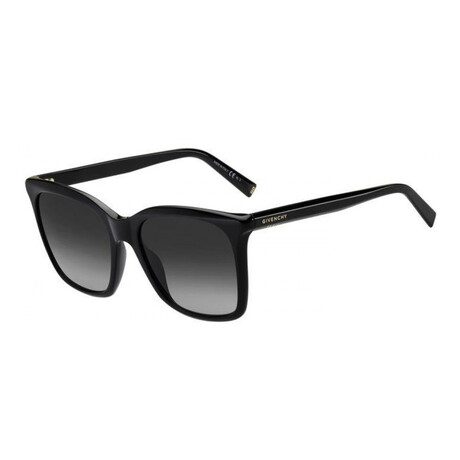 Givenchy // Women's Square Sunglasses // Black + Dark Gray
