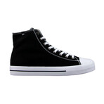 Stagger Hi Sneaker // Black + White (US: 11)
