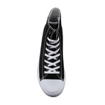 Stagger Hi Sneaker // Black + White (US: 11)