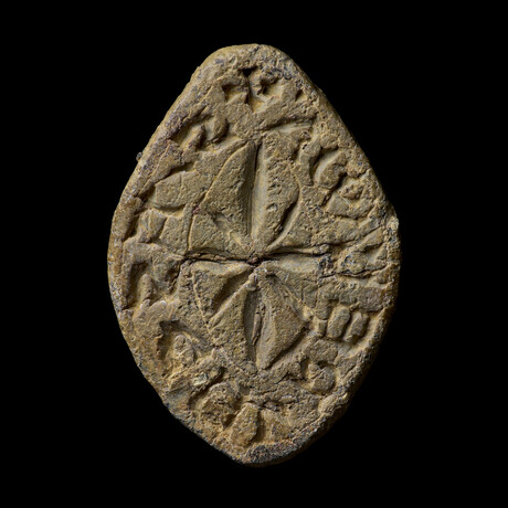 Medieval/Crusader England Seal // 13th-14th century AD