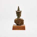 Fine Ancient Thai Bronze Buddha // c. 16th - 17th Century AD