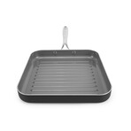 EaZy MealZ Non-Stick Square Grill PaN // 10.5″ (Red)