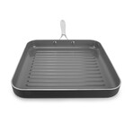 EaZy MealZ Non-Stick Square Grill Pan XL // 12″ (Red)