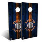Houston Baseball Backyard // Cornhole Board Set
