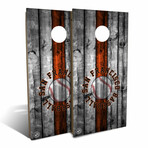 San Francisco Baseball Backyard // Cornhole Board Set