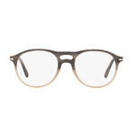Persol // Unisex Round Optical Frames // Brown + Beige