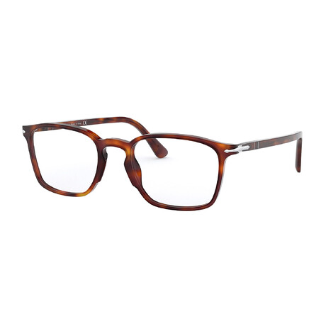 Persol // Unisex Rectangular Optical Frames // Havana