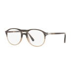 Persol // Unisex Round Optical Frames // Brown + Beige