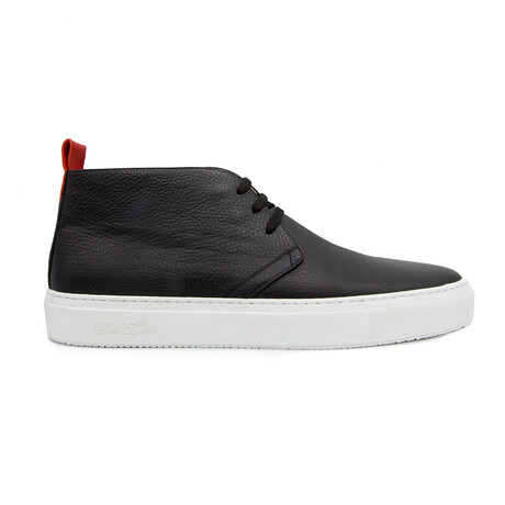 Chukka Sneaker // Black Leather (US Men's Size 7)