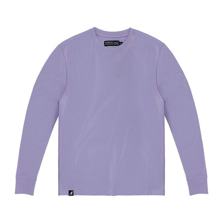 Men's Buttery Soft Long Sleeve Tee // Pastel Lilac (S)