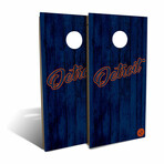 Detroit Solid Wood Baseball Backyard // Cornhole Board Set