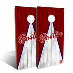 Boston Triangle Baseball // 4' x 2' Cornhole Board Set