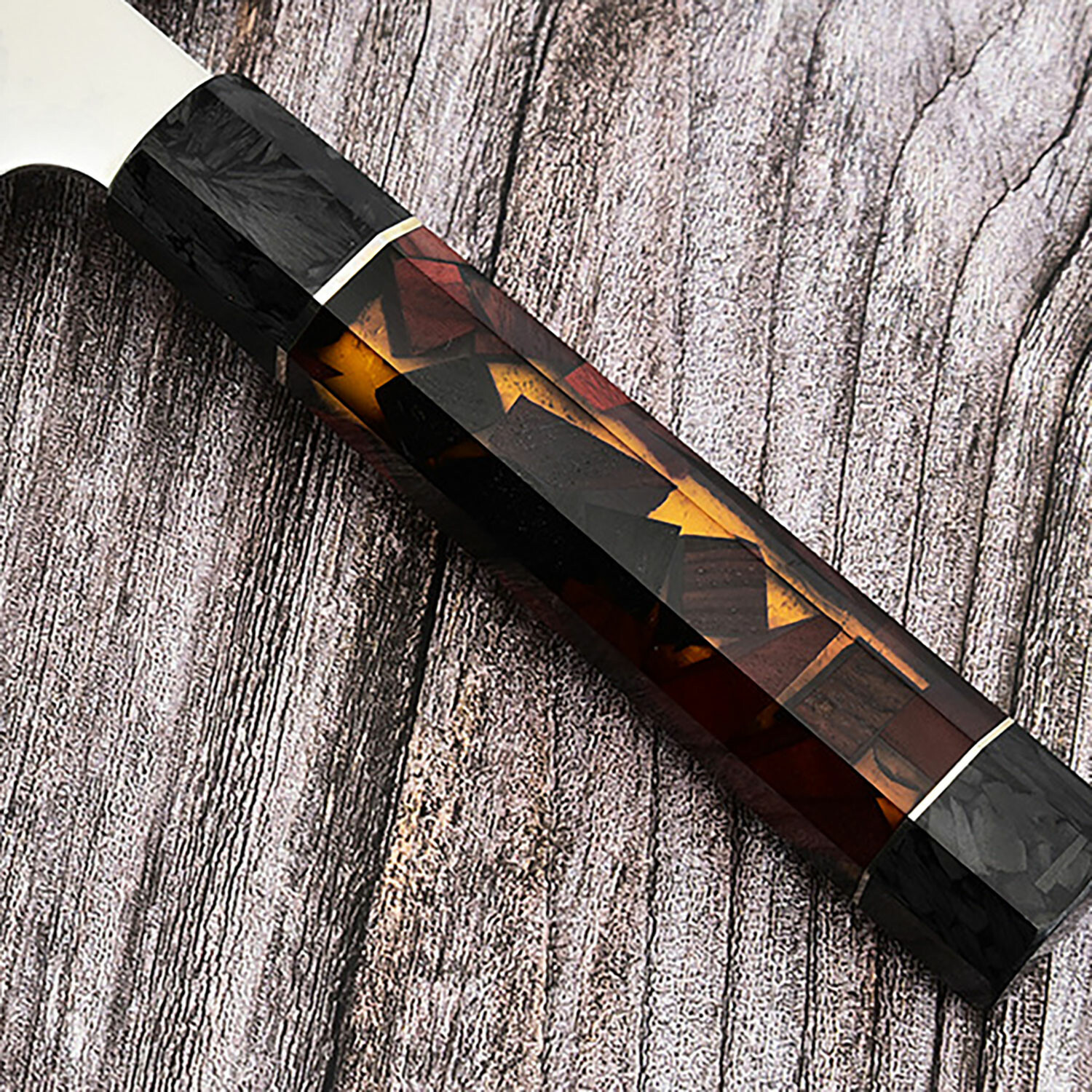 Tunka Gyuto Damascus Knife Invictus Edge Touch of Modern