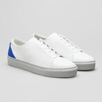 Minimal Low V18 Sneakers // White + Electric Blue (Euro: 47)