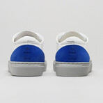 Minimal Low V18 Sneakers // White + Electric Blue (Euro: 44)